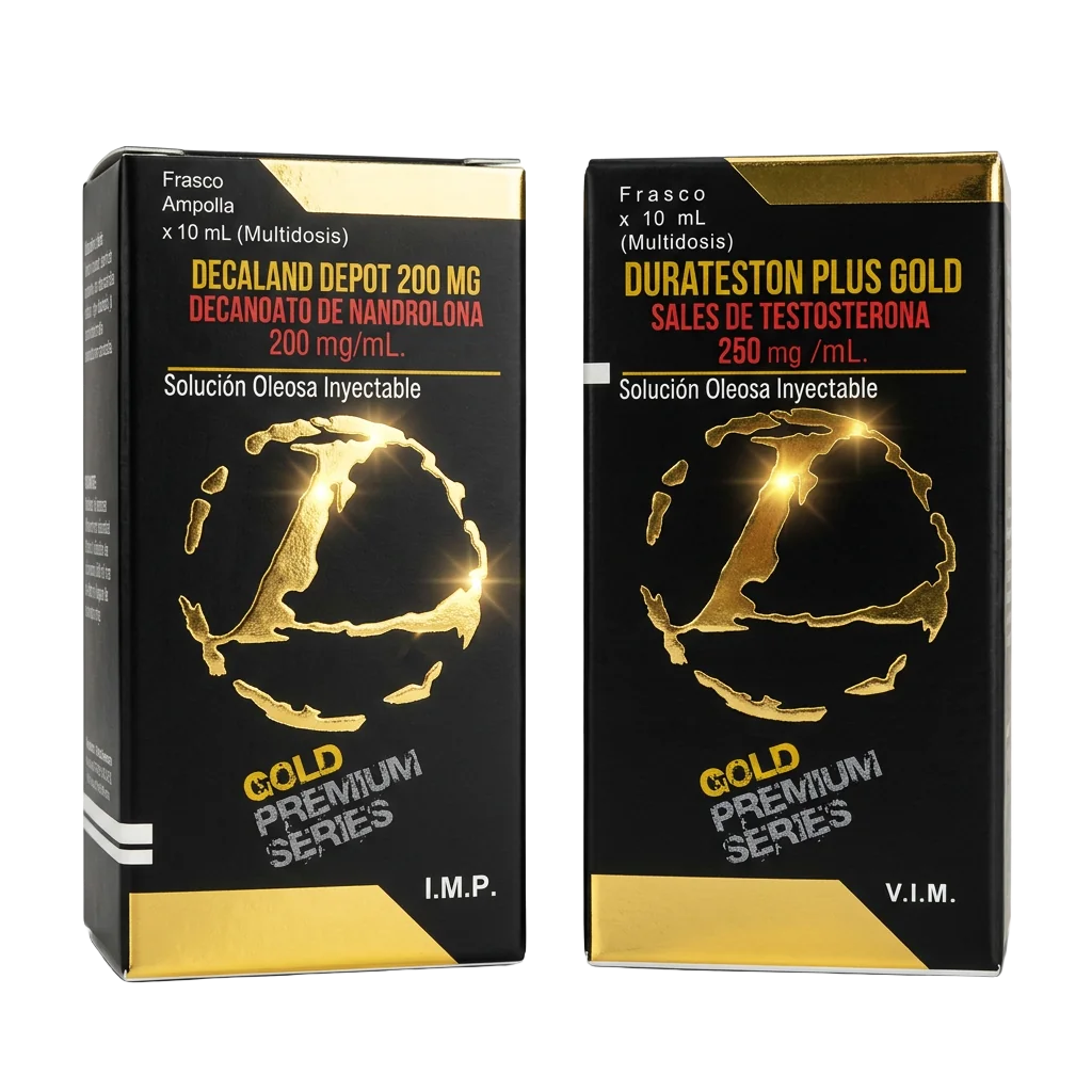 Kit Landerlan Gold Series Deca + Durateston — frascos originais lacrados